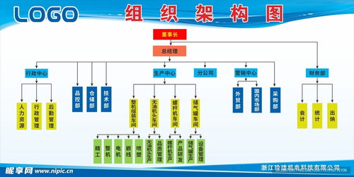 公司组织架构图设计图